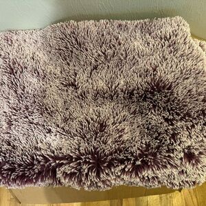 Plush Merlot Shag Faux Minky Pillowcase King Size